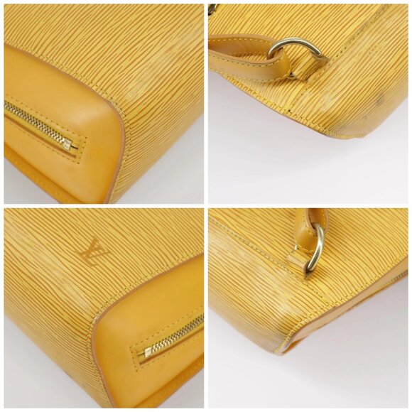 LOUIS VUITTON Epi Mabillon Backpack Yellow - Picture 15 of 15